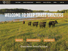 Tablet Screenshot of deepgrassgraziers.com